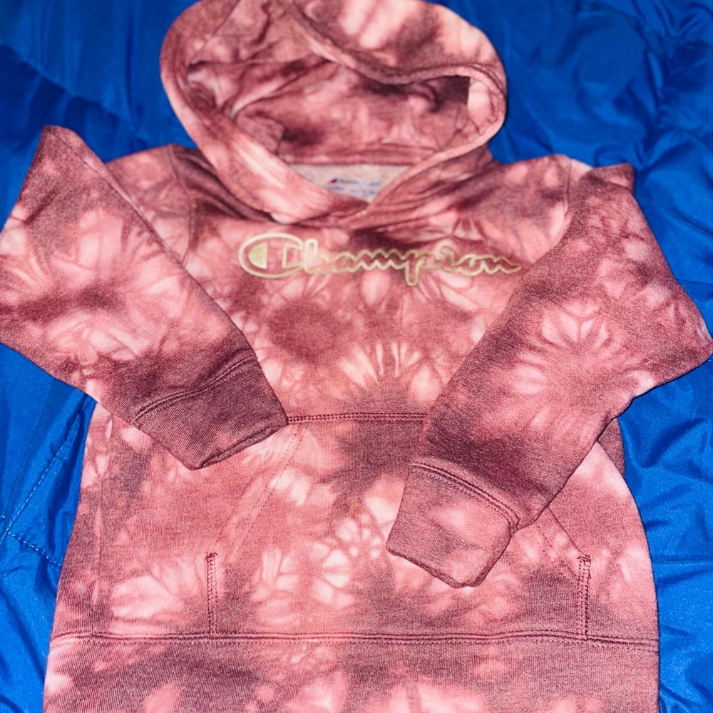 NWOT CHAMPION ATHLETIC TIEDYE HOODIE SIZE BOYS 6